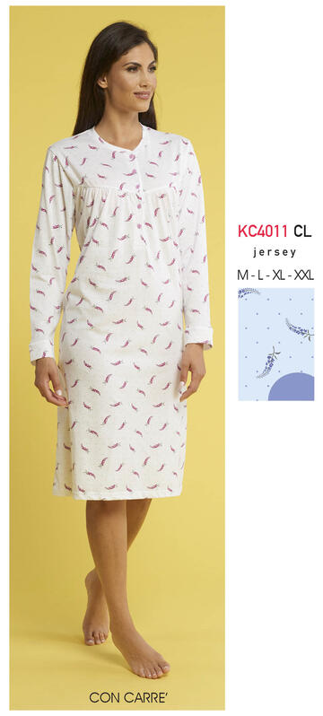 ART. KC4011 CL- canotta donna m/l cotone kc4011 cl - Fratelli Parenti